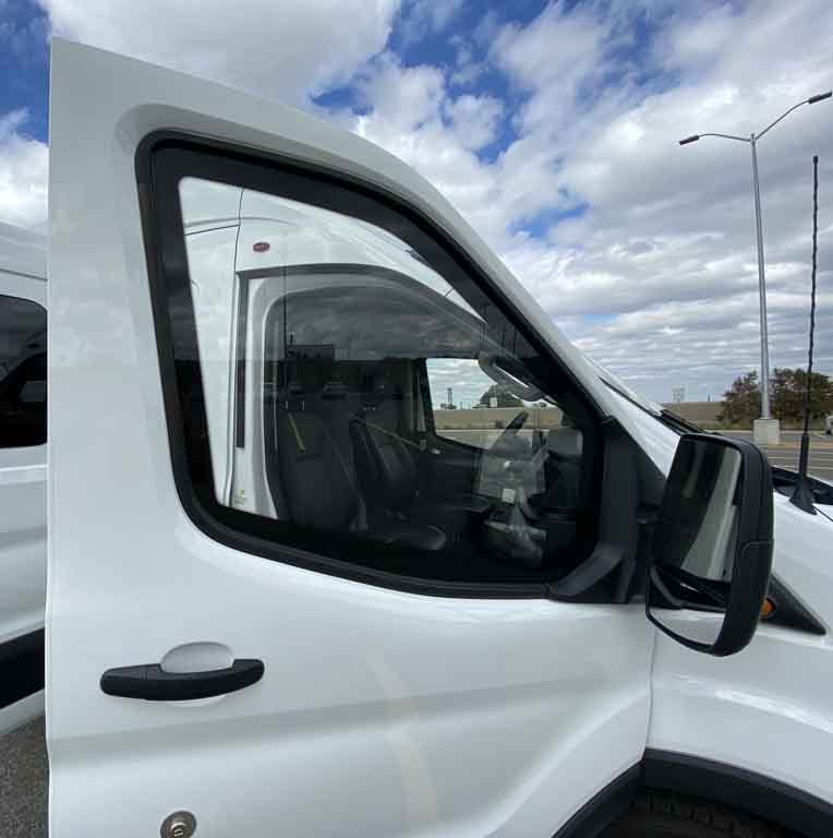 Ford Transit High Roof Driver Side Door Glass Flat BR4